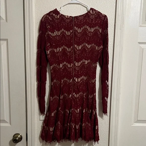 Nasty Gal Red Lace Mini Dress - Picture 8 of 11